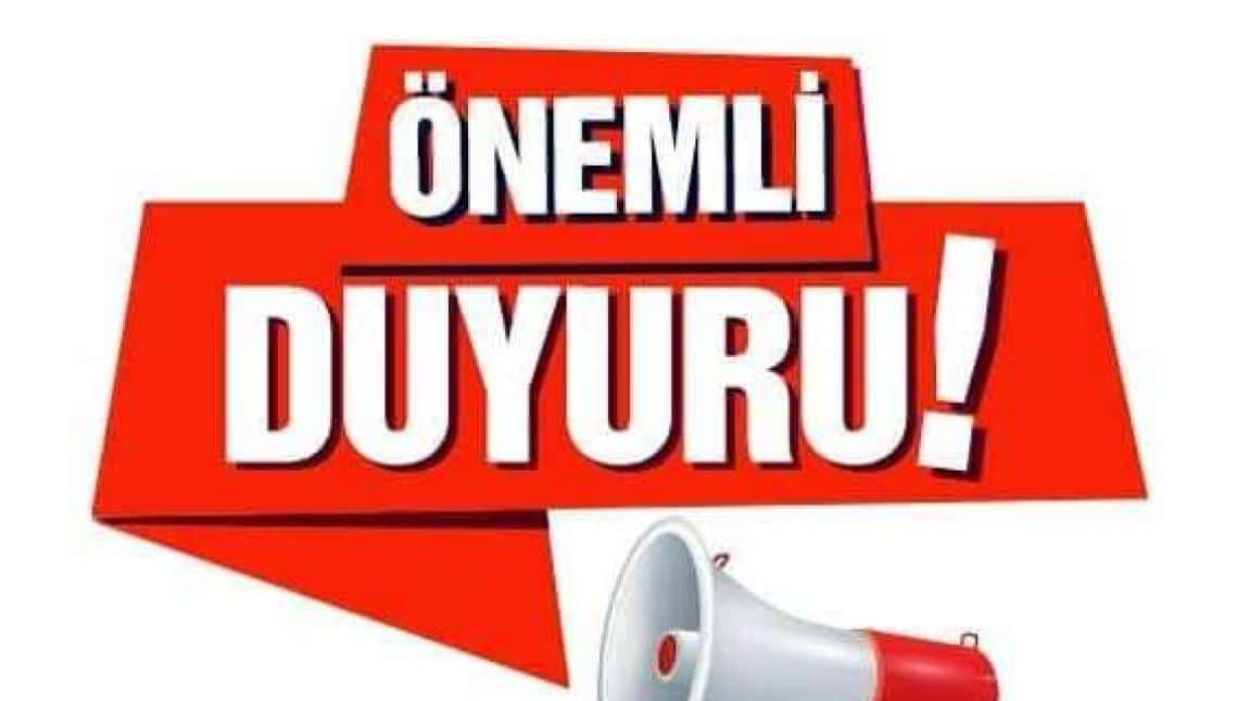 OKUL AİLE BİRLİĞİ OLAĞANÜSTÜ GENEL KURUL TOPLANTISI İLANI